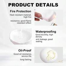 10Pack Waterproof Sealant Mastic, Sealing Mastic Quick Mending Mud For Air Conditioning Repair, Wall Hole Filler Putty For Wall Holes Repair Sealant Clay - 10pcs - View 8