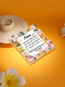 Custom Acrylic Photo Frame - Multiple Sizes Available, Single-Sided Printing, Fully Customizable Text. Whether As A Special Wedding Gift For Your Partner Or As A Stylish And Elegant Desktop Photo Frame, It Is An Ideal Choice. - Multicolor 02 - View 7