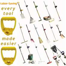 Labor-Saving Ergonomic Shovel Back-Saving Tool Handle Work With Garden Shovels Rakes, D Grip Ergonomic Handle Replacement - A - View 8