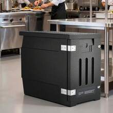Insulated Food Container With 90L Capacity, LLDPE Food Container Carrier With Double Buckles, Front Loading Food Warmer For Restaurant, Canteen - 90 L, con Hebillas Dobles - 查看 1