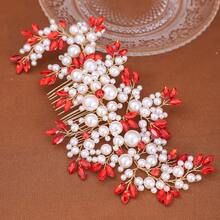 Hair Clips - Red - View 3