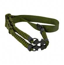 Kampak Kw321 Tactical Rifle Sling, Reinforced Single Point Sling, Black, Multipurpose Sling - Green - View 1