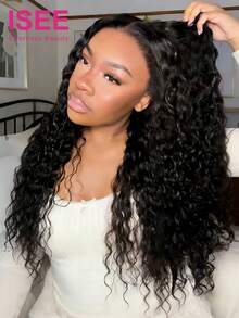 ISEE HAIR Wear Go 免膠水水波紋 HD 7*5 蕾絲假髮 180%密度 10-14吋波波頭 20-28吋常規長度 自然色 真髮 預剪蕾絲 預拔髮際線 預漂髮結 女用日常佩戴 - SNatural - 查看 1