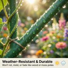 Adjustable Plant Support Rod - Stackable Indoor And Outdoor Support Rod With Fixtures, Suitable For Supporting Turtles And Climbing Plants, Horticultural Accessories, Ideal Replacement For Plant Piles, Stackable Turtles And Bamboo Plant Support Frame - A - View 7