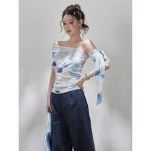 Women Tops - Blue - View 7