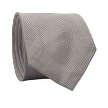 Set Of 3 Light Gray Ties For Groomsmen, Weddings, And Events - Light Grey - View 3