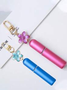 2/1pcs Summer Floral Pendant Perfume Spray Bottle - Refillable Perfume Sprayer With Keychain - Mini Portable Refillable Perfume Or Moisturizing Essence Bottle - Ideal Birthday Or Holiday Gift For Women - Travel Friendly (5ml) - Multicolor - View 11