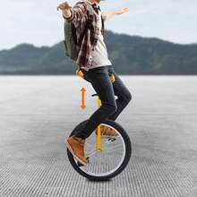 20 Inch Premium Outdoor Unicycle, Widened Tire With Raised Anti-Slip Treads, High Wear Resistance & Excellent Riding Stability,  Professional Balance Training Equipment For Outdoor Sports And Daily Fitness - Yellow - View 5