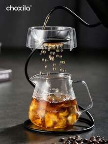choxila 1 buah Alat Seduh Kopi Tetes Coffee Rain, Filter Tuang Plastik untuk Ekstraksi Merata, Alat Seduh Kopi Unik Cocok untuk Pemula, Sempurna untuk Kopi Spesial dan Seduh di Rumah - Clear - View 7