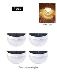 Solar Fence Lights, Deck Lights - Solar Powered Outdoor Waterproof Fence Lighting, Suitable For Fence, Deck, Stairs, Columns, Walls, Stair Lights, Shadow Wall Lights, Raindrop Wall Lamps - Fence Lights - View 13