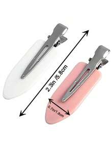 12 cái/6 cái/2 cái Kẹp tóc mái không đường may thời trang tối giản màu đen trắng hồng cho nữ, kẹp tóc bên không đường may dùng khi rửa mặt, trang điểm và chăm sóc da hàng ngày, phụ kiện tóc thường ngày, dụng cụ tạo kiểu tóc, phụ kiện tóc xoăn, phụ kiện tóc mùa thu, du lịch - Nhiều màu - Xem 6