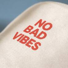 1 قطعة قبعة دلو للرجال والنساء بطباعة حروف NO BAD VIBES، حماية من الشمس، قابلة للتنفس، متعددة الاستخدامات، مناسبة للارتداء الكاجوال في الهواء الطلق للحماية من الشمس - بيج - مشاهدة 3