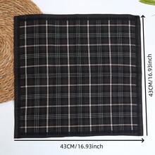 3pcs/1set Men's Handkerchiefs - Elegant Plaid Design, Soft, Absorbent And Breathable, Suitable For Weddings, Outdoor And Formal Occasions - Multiple Colors Available, Father's Day Gift, Unisex - Multicolor - View 8
