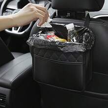 Car Seat Back Hanging Bag, Car Document Storage Bag, Multi-Pocket Cup Holder Bag, Storage Organizer Box, Travel Organizer Bag, Car Interior Accessories - Multicolor - View 2