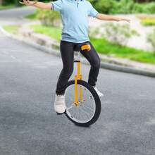 20 Inch Premium Outdoor Unicycle, Widened Tire With Raised Anti-Slip Treads, High Wear Resistance & Excellent Riding Stability,  Professional Balance Training Equipment For Outdoor Sports And Daily Fitness - Yellow - View 2