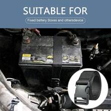 Car Power Tie Down Strap, Adjustable Multi-Function Quick-Release Straps, Anti-Shake And Anti-Vibration Heavy Duty Luggage Storage Tie-Down Tighten Parts, Most Trucks (Black) - A - View 4