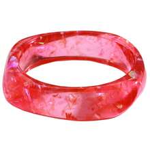1/3pcs Minimalist Versatile Exaggerated Thick Colorful Resin Bangle Set, Stackable Bracelets, Simple High-End Style, Suitable For Daily Wear - Multicolor - View 9