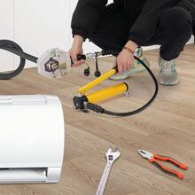 YUNRUX Hose Press Crimping Tool Hydraulic Press Tool Crimping Press Kit - A - 查看 10