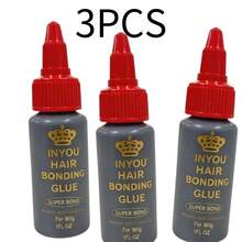 30ml Hair Bonding Glue Toupee Tool Liquid Adhesive False Eyelashes Wig Glue Professional Hair Extension Invisible Bond - 30ML - View 4