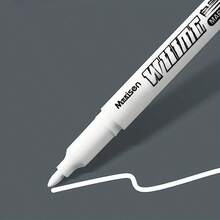 3/6pcs Non-Erasable White Chalk Markers - For Chalkboards, Blackboards, Windows, Glass, Bistros, Signs - White Marker - View 7