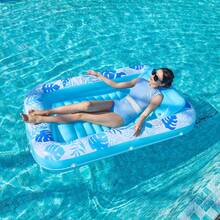 Double Maple Leaf Inflatable Swimming Pool Floating Bed, Sunac Premium Pool Float With Cup Holder And Removable Pillow, Relax And Enjoy Fun, Sunac Inflatable Swimming Pool (Multiple Colors And Styles Available) - Multicolor - View 17