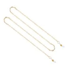 1pc Metal Eyeglasses Chain Women's Eyeglasses Chain/Lanyard, Reading Glasses Hanging Chain, Travel Decorative Accessory, Anti-Slip Fashion Glasses Strap - Gold #1 - View 7