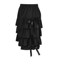 COS Women's Shorts, Lantern Pants, Ruffled Hem Spring-Summer, High Waist, Elastic Waist, Suitable For Outdoor Wear. - 260311 Lolita Shorts 1 - View 4