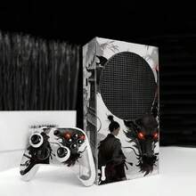 1套 Series S 印花圖案遊戲機貼紙，防滑耐用防刮保護控制器個性化創意裝飾膜 - 查看 5