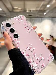 1個頂級鮮豔梅花軟手機保護殼，適用於華為、榮耀、Galaxy A04e/12/A13/A14/A34/A50/A52/A53/A54/S21/S22/S23/S24/S25/S25Ultra/S25FE/S26/S26 PLUS/S26 ULTRA/S26 EDGE/ 6A/7A/8A/ 12T/13T/15T/15 TPRO，[國際版非本地版] - 無色 - 查看 7