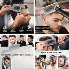 New Clipper Comb Set, Essential Hair Styling Accessory For Men. Curved Clipper Edge Comb With Graduated Positioning Function. Suitable For Hair Salons, Home And Daily Hair Styling, Convenient And Practical. - Multicolor - View 5