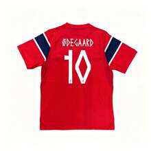 2026 World Cup Norway Home Short Sleeve Jersey, Haaland & Solbakken Replica, Breathable & Quick-Drying Sportswear - 10號 - 查看 2