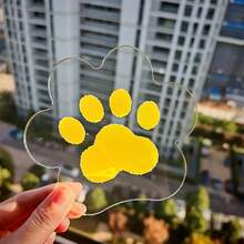 1 Set Cat Paw Design PET Anti-Slip Coasters, Home Kitchen Decor Accessories, Cute Affordable Small Items, Suitable For Various Holiday Parties, Wedding Accessories, Thanksgiving, Back To School Decor Gifts - Multicolor - View 15
