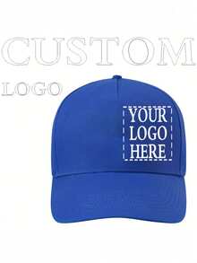 可客製化文字/Logo棒球帽，多色可客製化男女款遮陽帽，可印製任何臉部圖案，個性化棒球帽，照片印製，情人節、生日、母親節禮物，獨特禮物，父親節禮物，畢業禮物 - 彩色 - 查看 9
