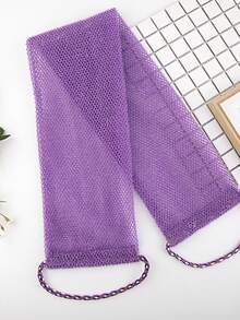1pair Exfoliating Bath Towels, Double-Sided Design, Can Gently Or Roughly Exfoliate, Effectively Clean The Body, High-Quality Mesh Material, Convenient Strap Design, Including Bath Ball And Towel, Making The Skin Smooth And Suitable For Daily Use - Net - View 14