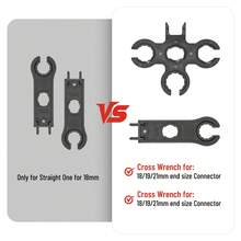Heavy Duty Solar Cable Crimping Tool Kit, 6 Pairs Solar Panel Connectors - Black - View 5