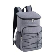 1pc Simple And Stylish Large-Capacity Outdoor Camping, Picnic Insulated Cooler Backpack, Hiking Backpack - Multicolor - View 7