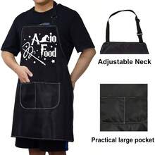 - Delantal para magos, regalo de cocina, asistente ajustable, delantal de cocina, para cocinar y asar, Acc Food, Grandes - inicial - Ver 4