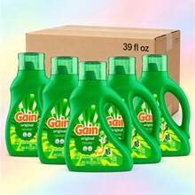 Exclusive Special : Cleaning Essentials Economical Size | Lasts Longer  Downy Gain Original Scent Laundry Detergent Liquid, Now With Odor Defense Suitable For Any Room | Great For Gifting | Excellent Cleaning Essential - 39 Fl Oz - View 1