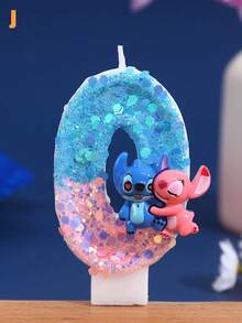 Stickey Double-Spelling Powder Blue Candle, For Festive Parties, Party Small Gifts. - Multicolor - View 17