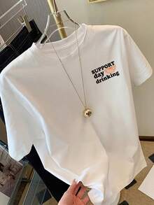 Women T-Shirts - White - View 3