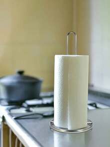 Countertop Paper Towel Holder, Kitchen Paper Towel Rack, For Kitchen Organization And Storage, Suitable For Standard And Large Size Paper Towel Rolls - Multicolor - View 5