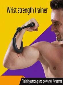 100 Lbs Wrist Exerciser, Hand Exerciser, Forearm Trainer, No Electricity Required, Black And Gold Color, Suitable For Fitness And Muscle Strengthening Training - Multicolor - View 3
