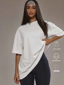 Sport Soft Oversized Fleece T-Shirt - Style - View 1