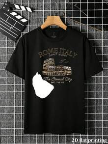 T-shirts för män - Svart - Visa 3
