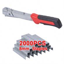 Upholstery Hammer Stapler Tacker Heavy Duty For Carpet Insulation 2000 Staples - A - View 3