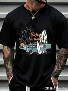 Men T-Shirts - Black - View 1
