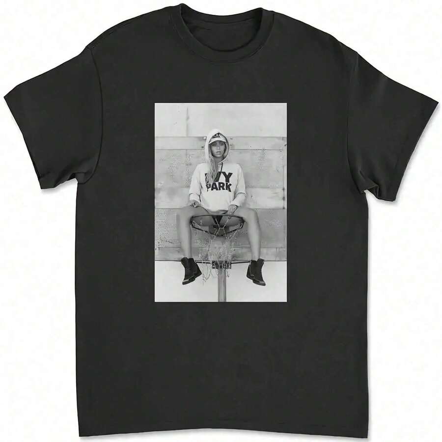 Local -59 Bey.Onces Play Basketball T-Shirt FKQY - 黑色 - 查看 1
