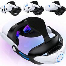 HELLCOOL  Adjustable Head Strap For  Quest 3S/Quest 3/Quest 2 Headstrap For VR Headset Accessories Enhanced Support - View 5