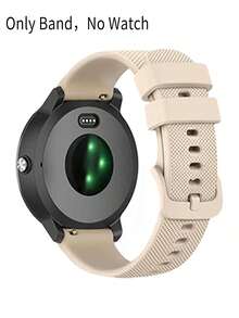 Huastonband 20mm 22mm Soft Comfortable Silicone Watch Band Compatible With Active 6/5, AS50, Venu Sq 2, Venu 2 Venu 3 Compatible With Samsung Watch Band/4/5/6/7, Active 2, GT3/GT4/GT5 Pro 46mm, Watch GTS3/GTS4, Watch 5Active/5 Lite - A - View 2