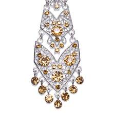 2Pcs Fashion Shiny Silver White & Champagne Rhinestone Ties, Integrated Adjustable Design, Elegant Men Accessories For Daily Date & Formal Occasions - White - View 7